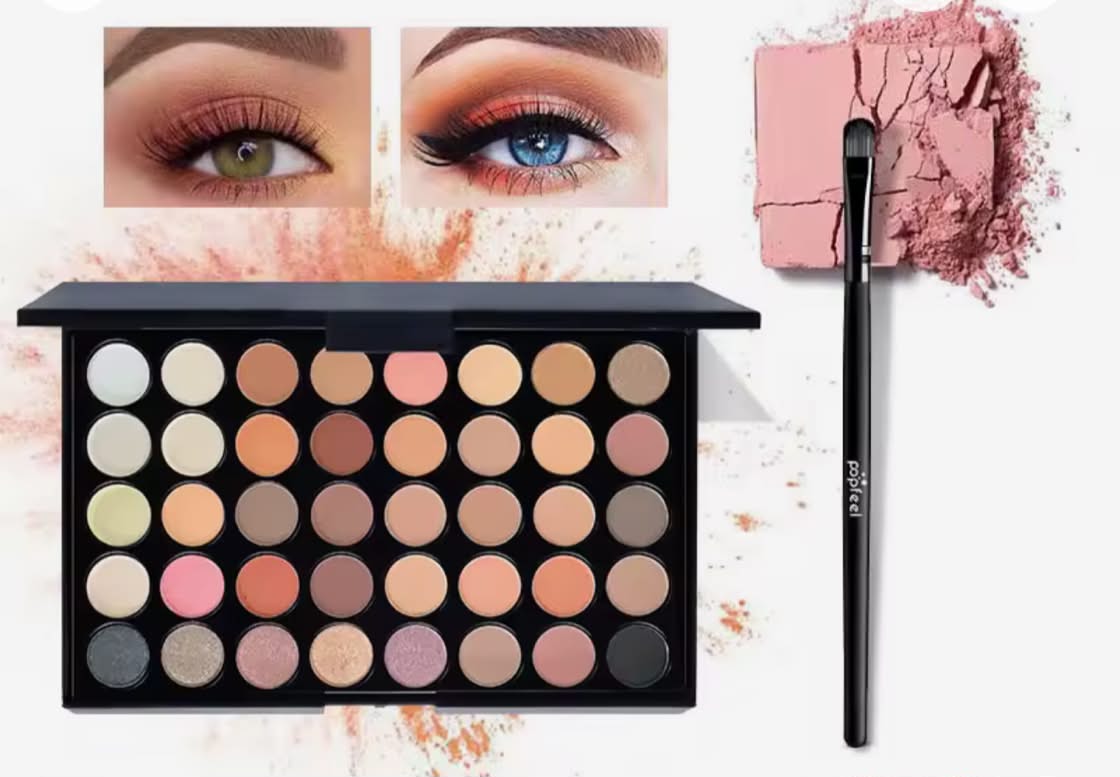 Tavolozza Ombretti 40 Colori - DMN LUSSO - Matte & Shimmer Professionale