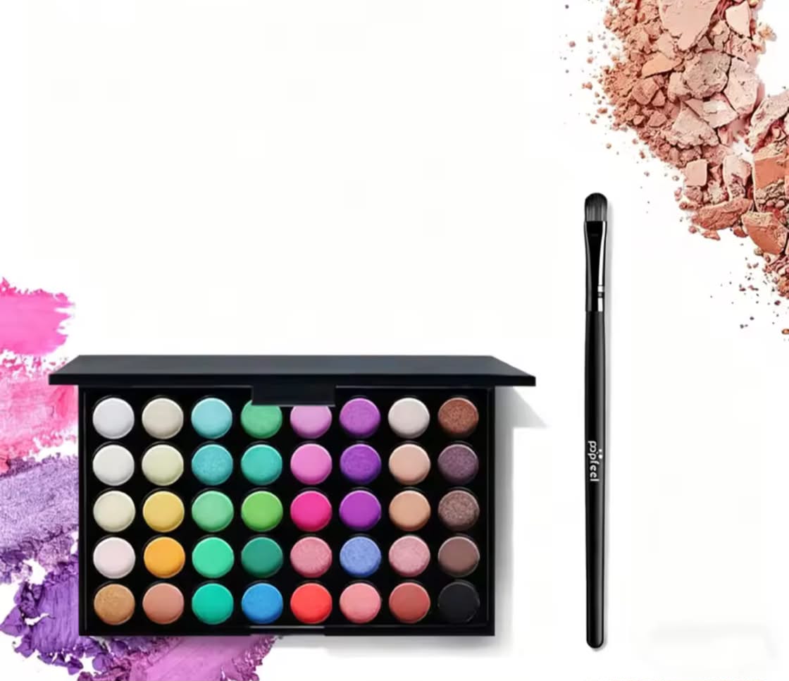 Tavolozza Ombretti 40 Colori - DMN LUSSO - Matte & Shimmer Professionale