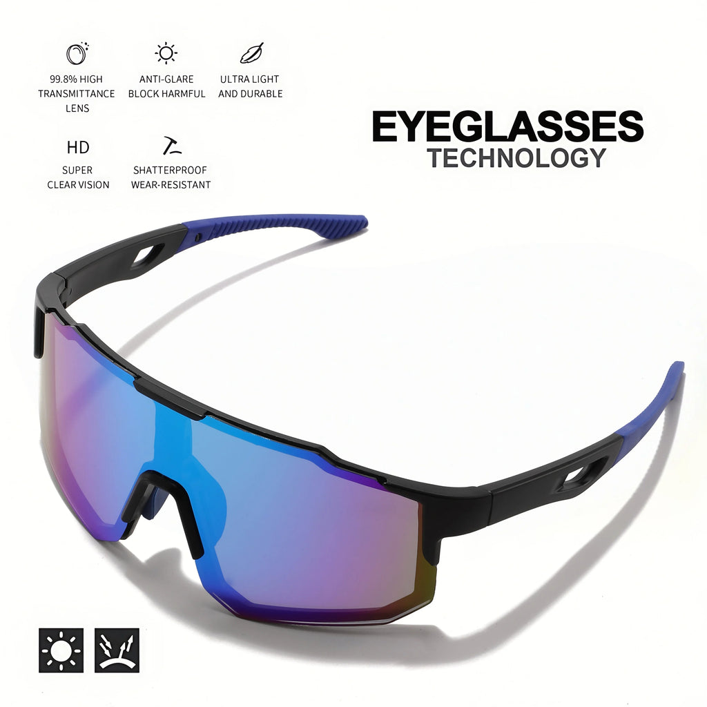 DMN Lusso - Occhiali Sportivi UV400 Polarizzati - Ciclismo Moto Outdoor Unisex