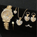 FIORELLA - Orologio Floreale di Lusso con Collana e Orecchini - Set Regalo Donna